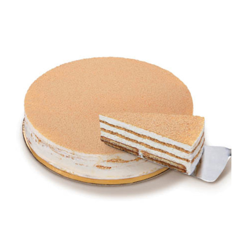 Tarte de Bolacha Gelada Fatiada