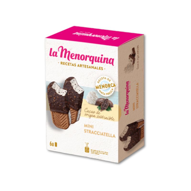 La Menorquina Multipacks Mini Sanduíche Stracciatella