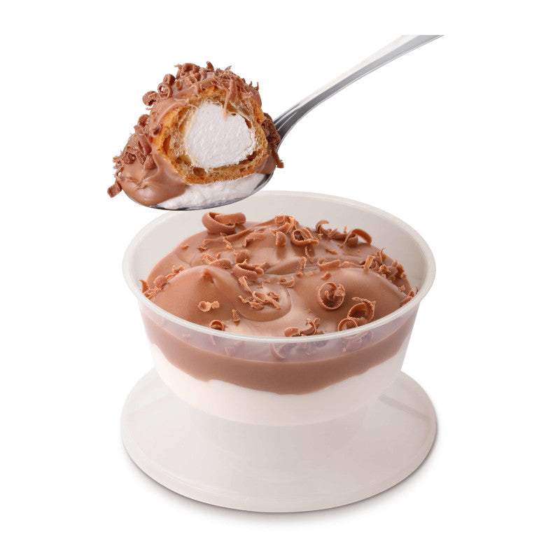 Taça de Cheese com Profiteroles Individual