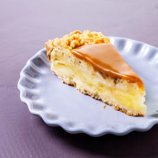 Crumble de Maçã Caramelo Fatiado