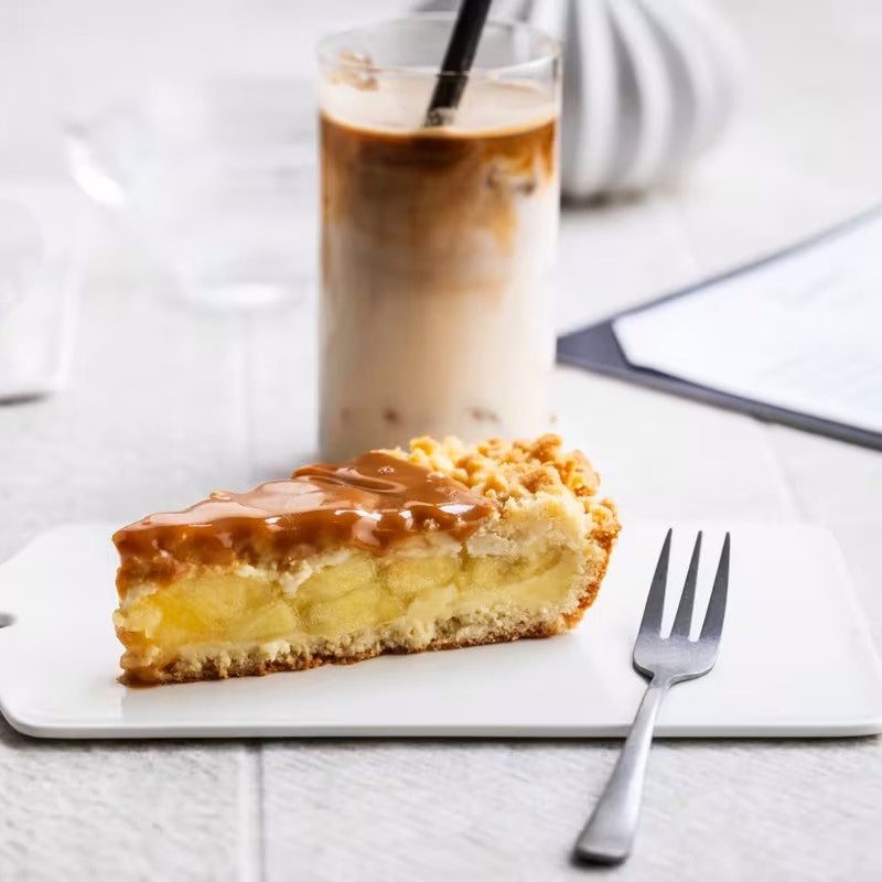 Crumble de Maçã Caramelo Fatiado